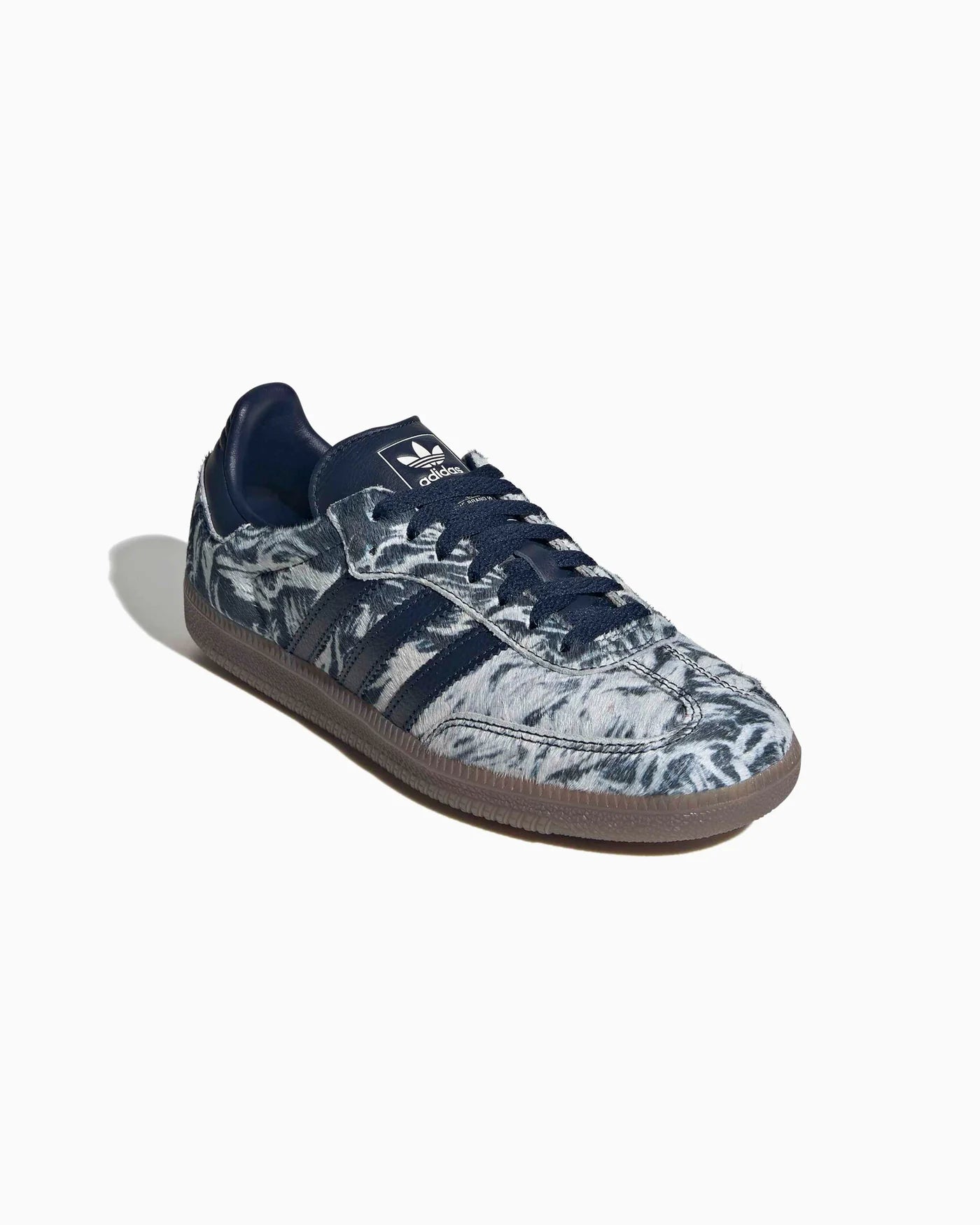 Adidas Samba OG Pony Hair Night Indigo Off White Feminino