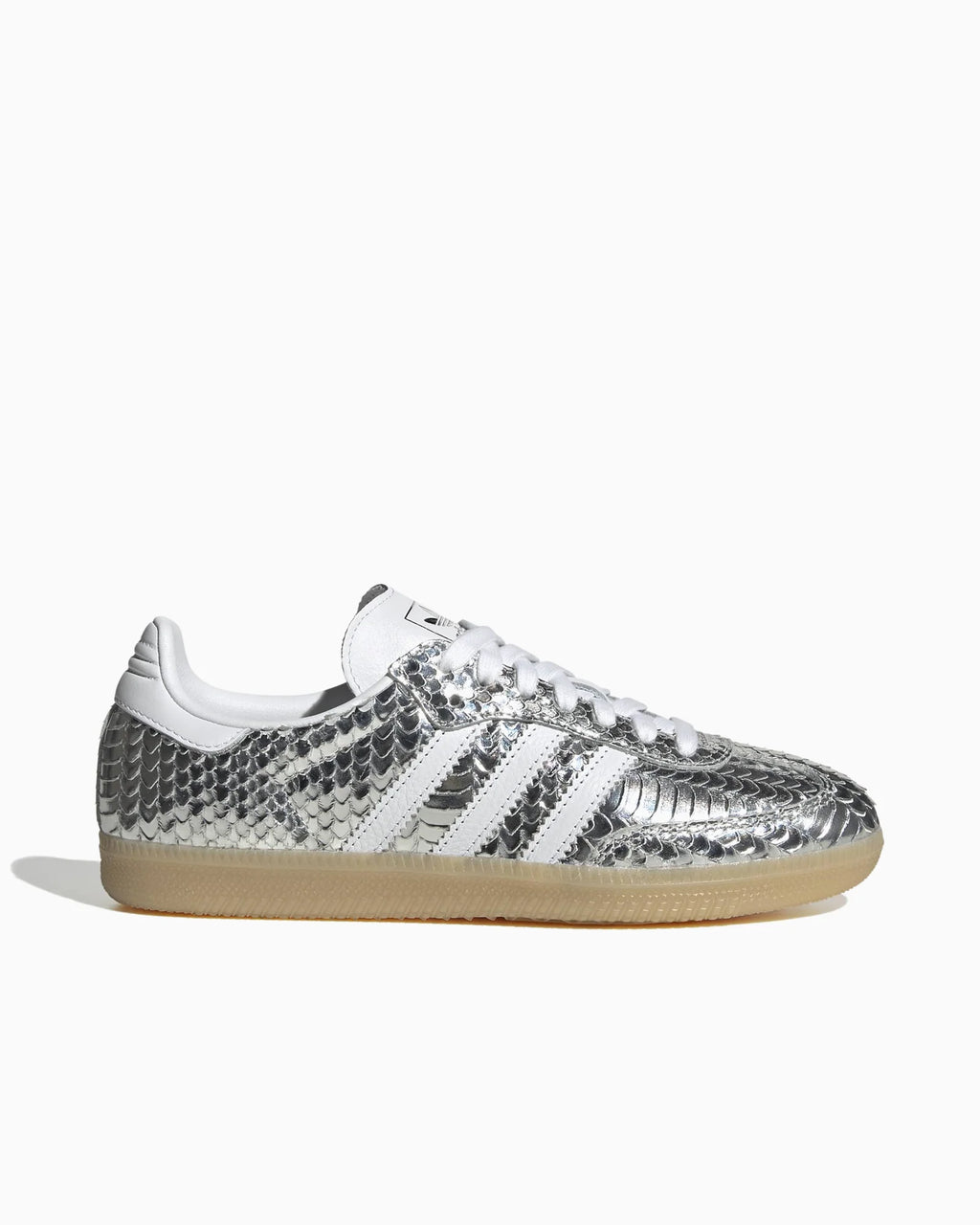 adidas Samba Patent Snakeskin Silver Metallic (Women's)