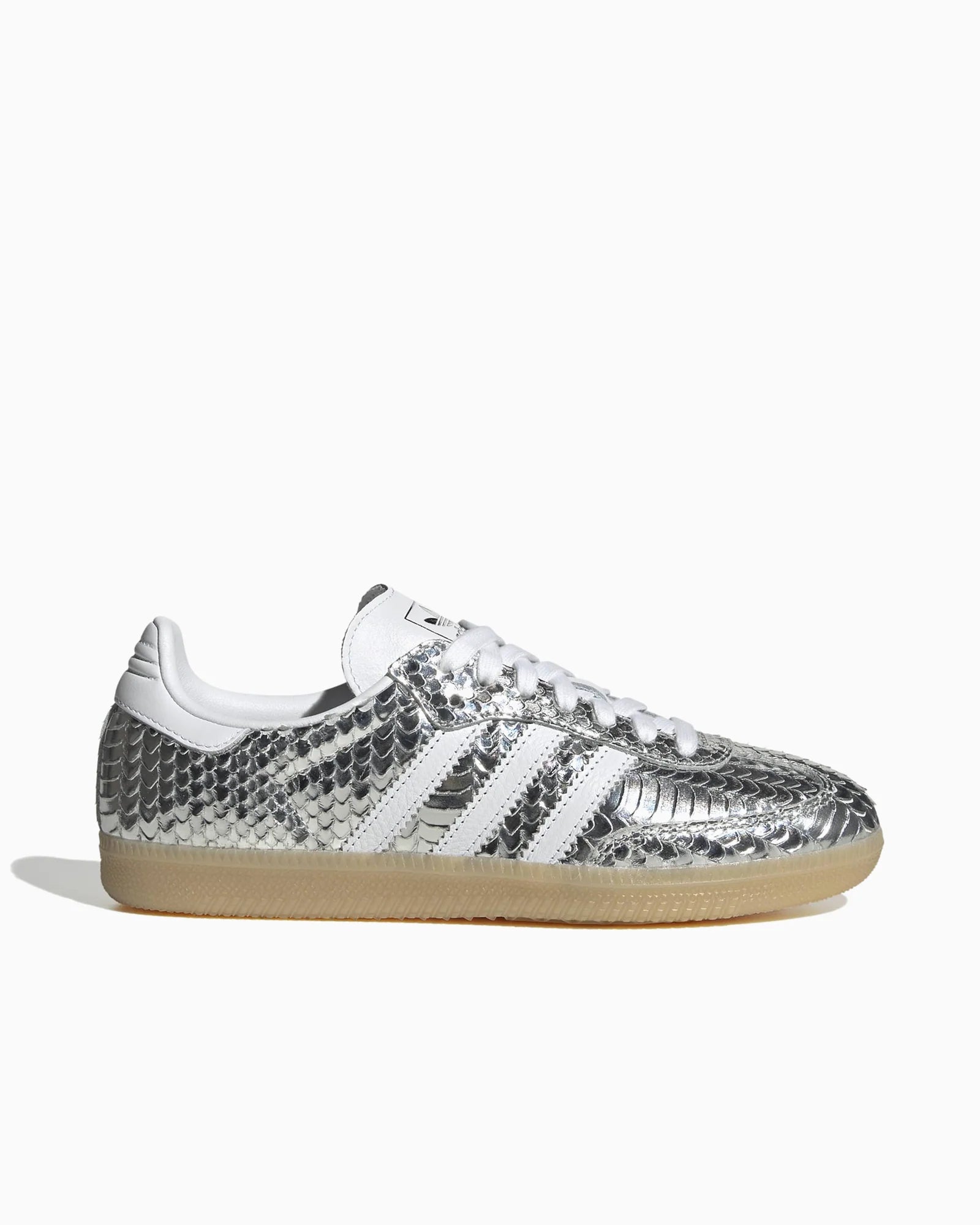adidas Samba Patent Snakeskin Silver Metallic (Women's)
