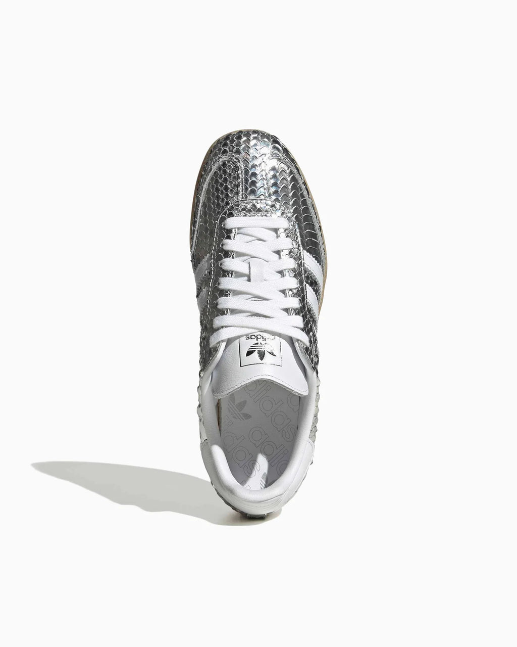 adidas Samba Patent Snakeskin Silver Metallic (Women's)