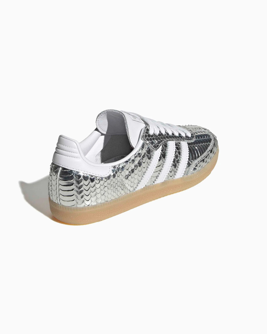adidas Samba Patent Snakeskin Silver Metallic (Women's)