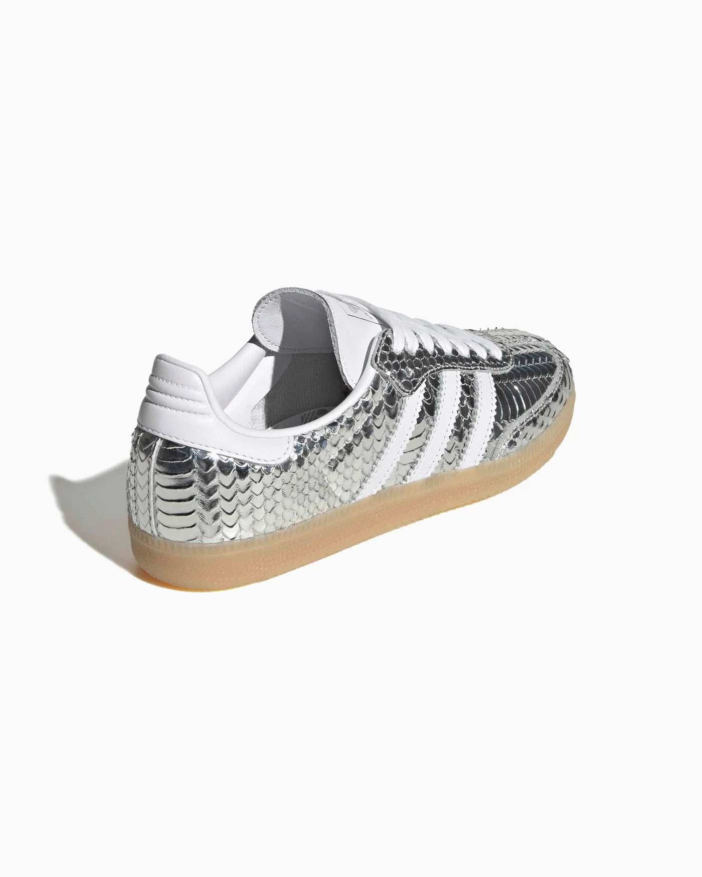 adidas Samba Patent Snakeskin Silver Metallic (Women's)