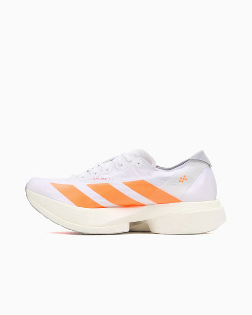 adidas Adizero Adios Pro 4 White Lucid Orange Red