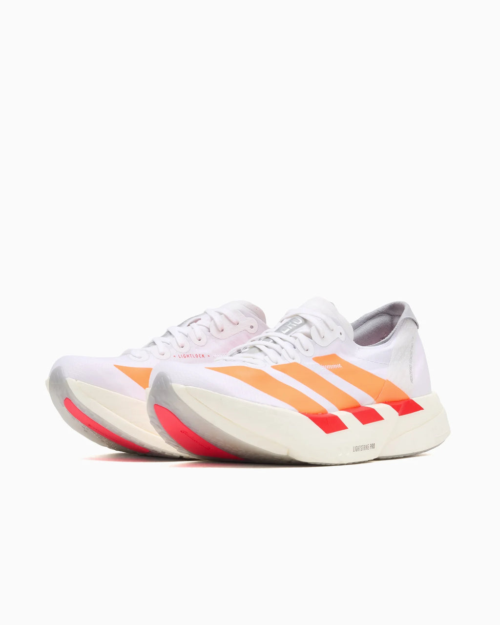 adidas Adizero Adios Pro 4 White Lucid Orange Red