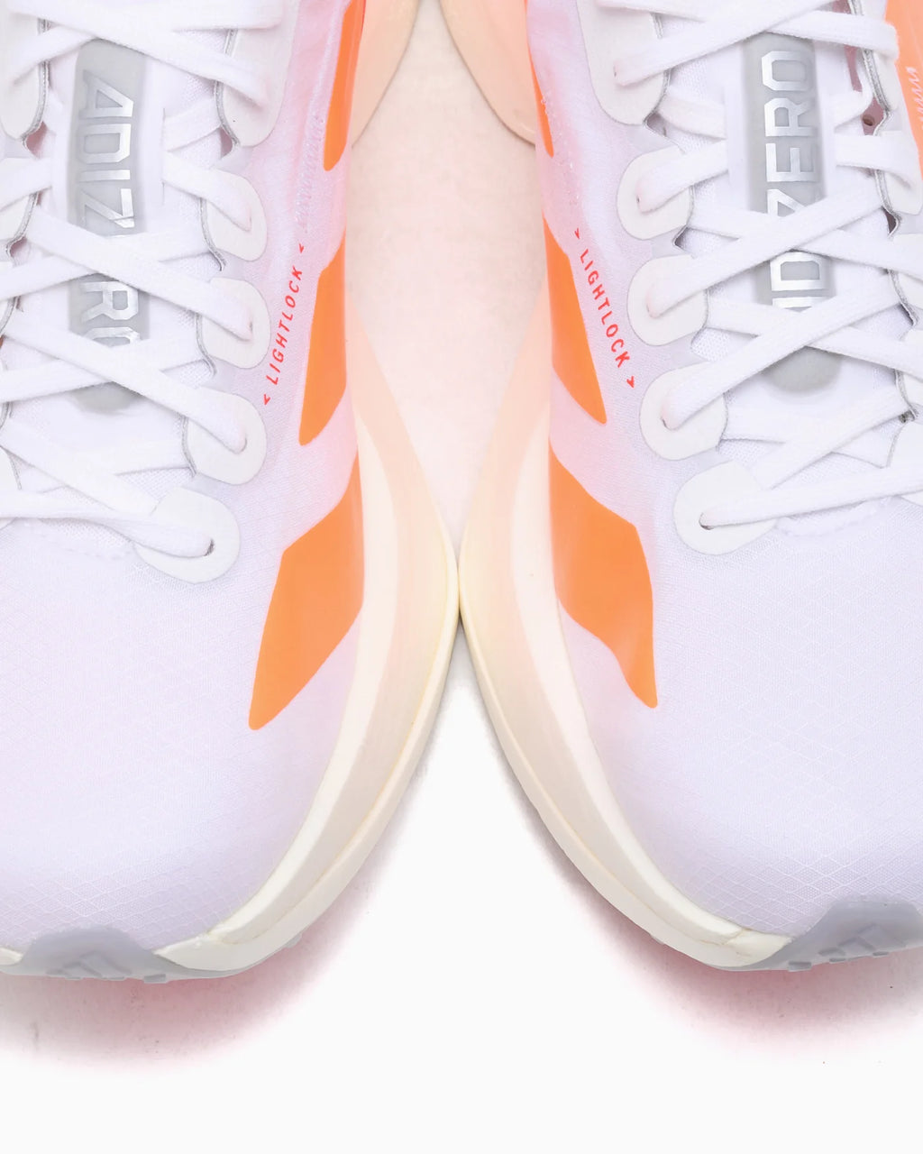 adidas Adizero Adios Pro 4 White Lucid Orange Red