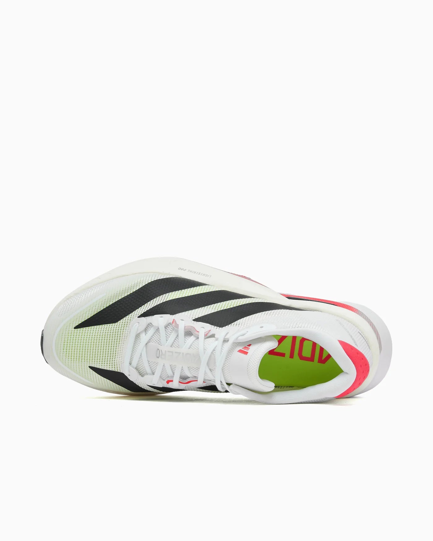 adidas Adizero Boston 13 White Black Lucid Red