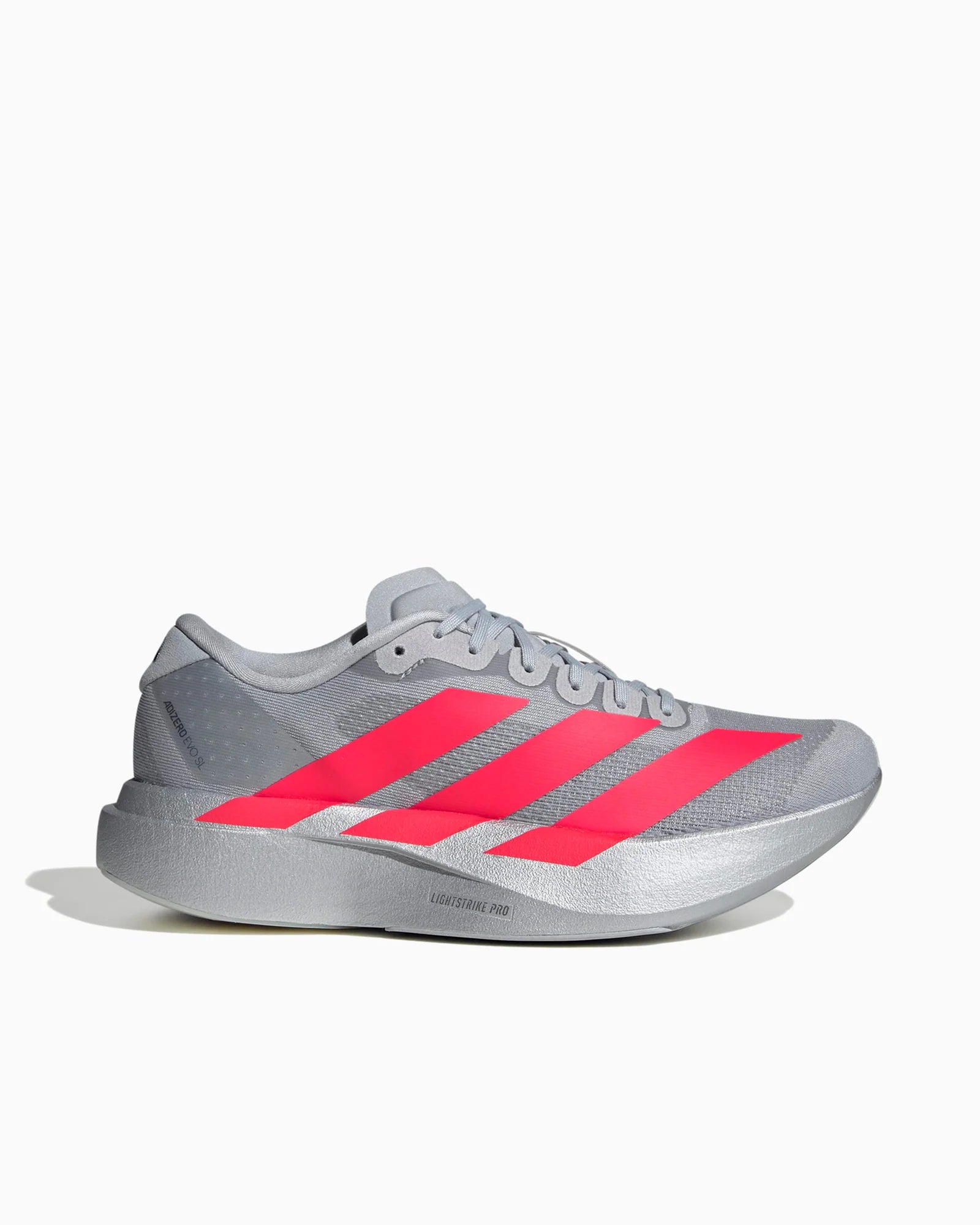 adidas Adizero Evo SL Silver Metallic Lucid Red (Women's)