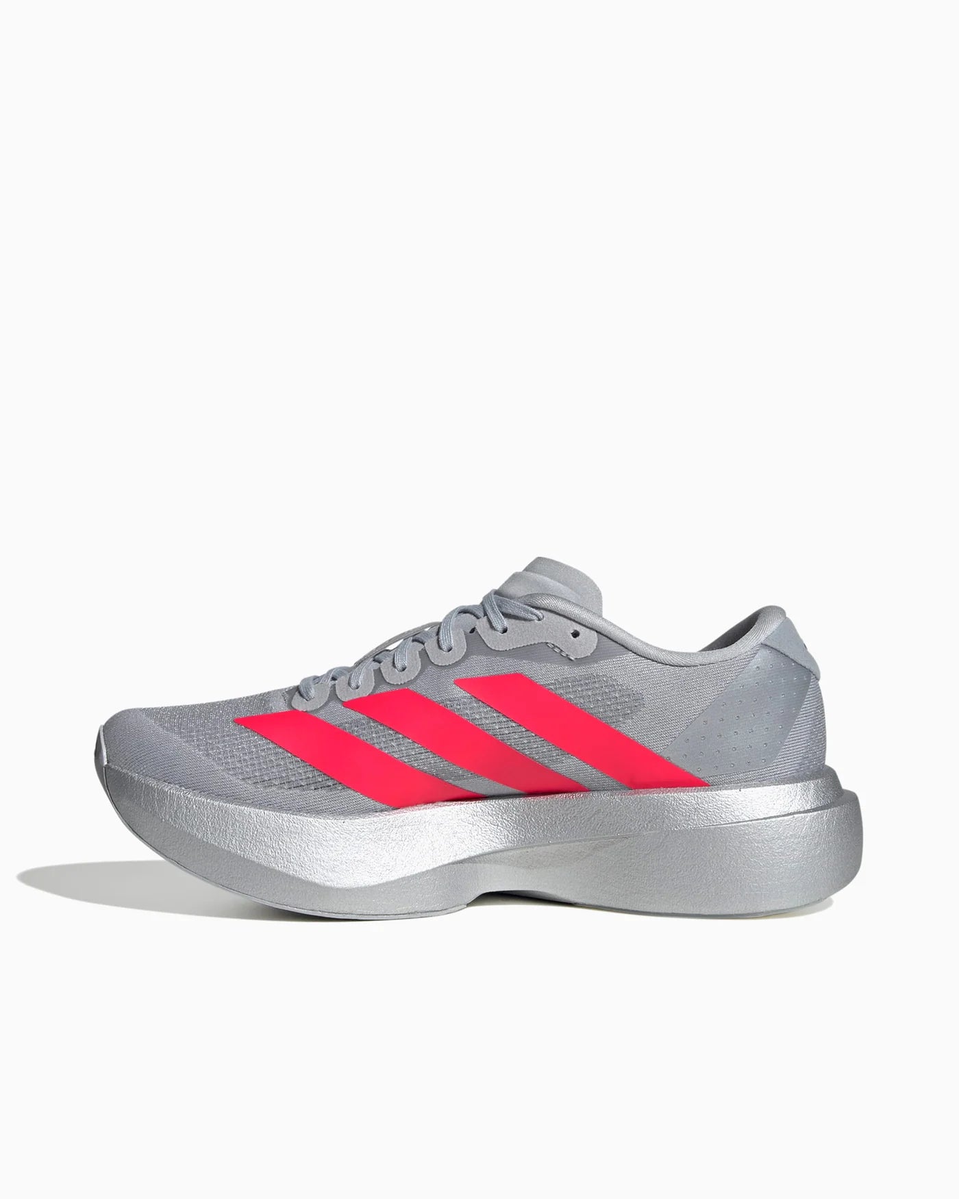 adidas Adizero Evo SL Silver Metallic Lucid Red (Women's)