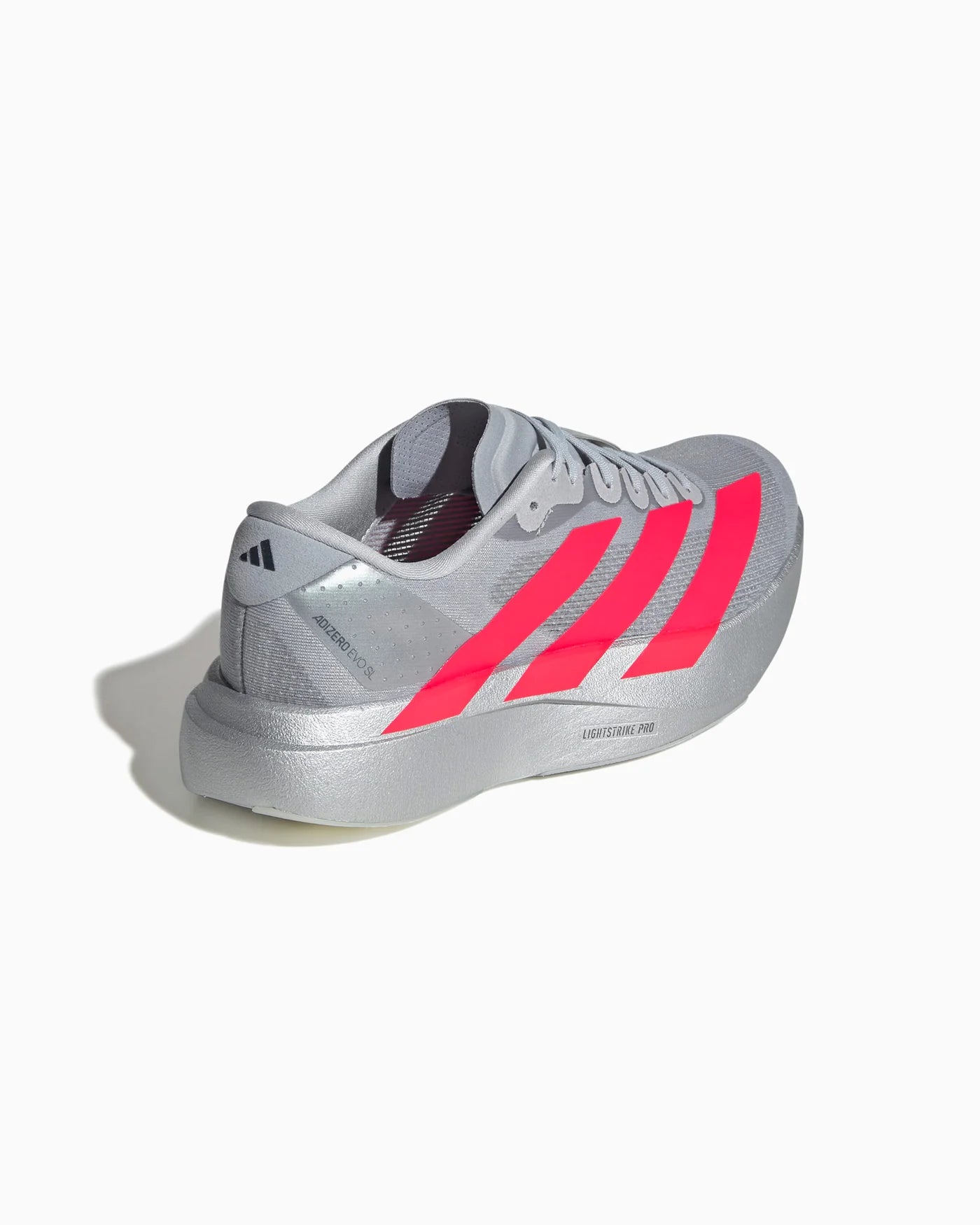 adidas Adizero Evo SL Silver Metallic Lucid Red (Women's)