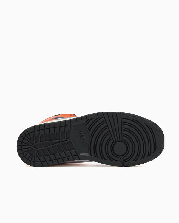 Jordan 1 Mid Black Toe Starfish