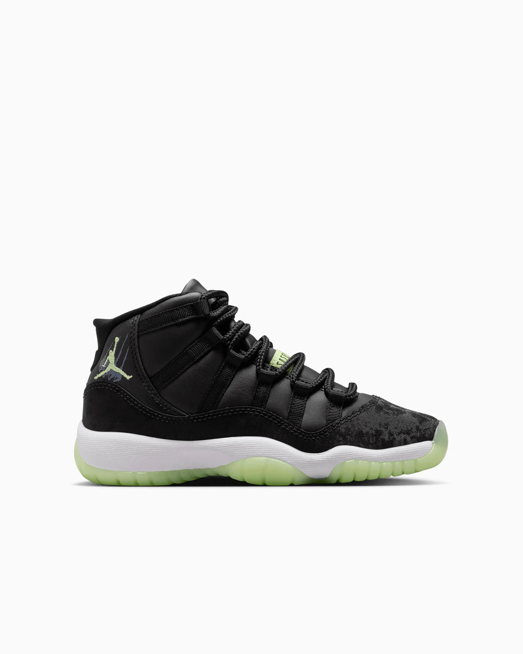 Jordan 11 Retro Black Barely Volt (GS)