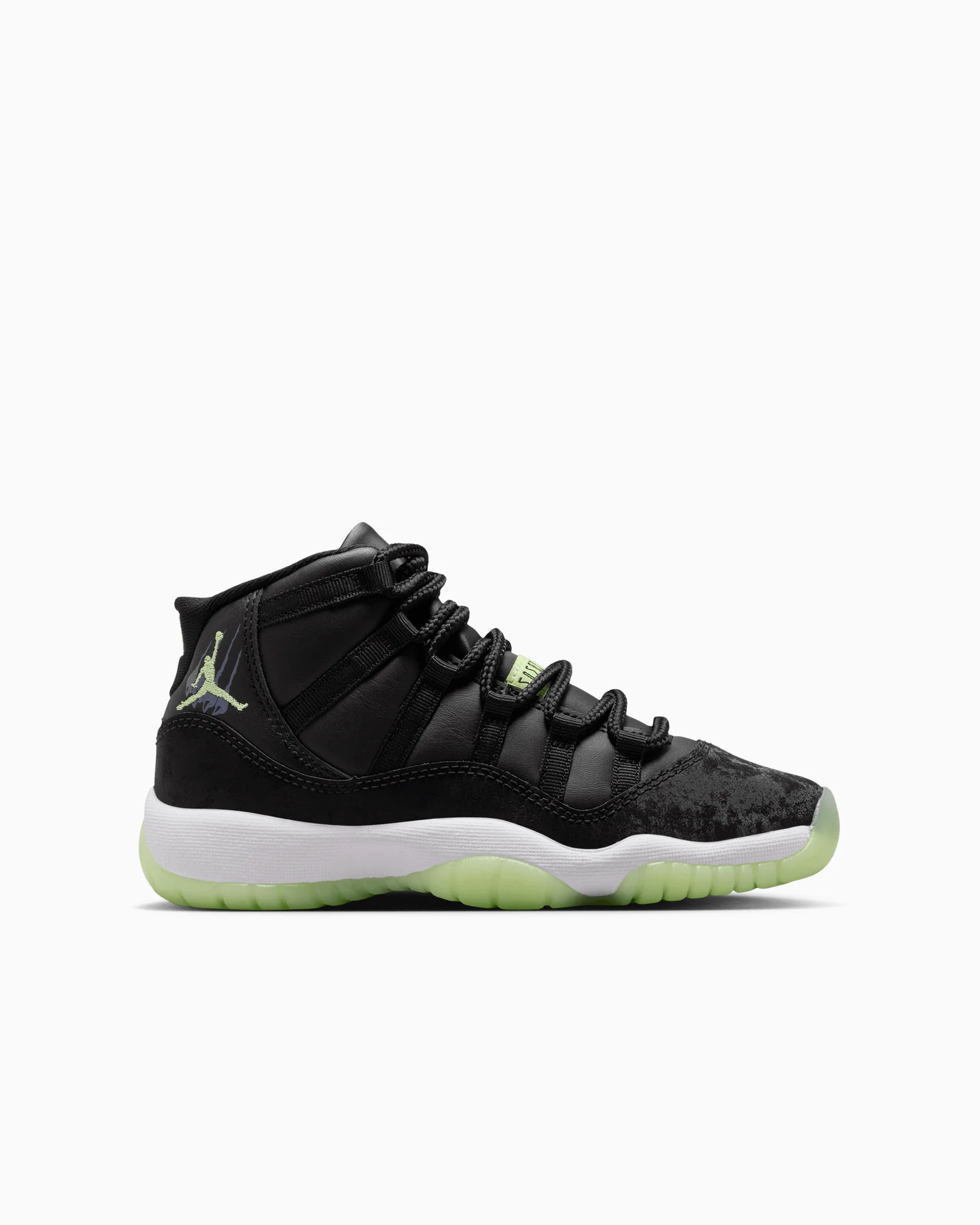 Jordan 11 Retro Black Barely Volt (GS)