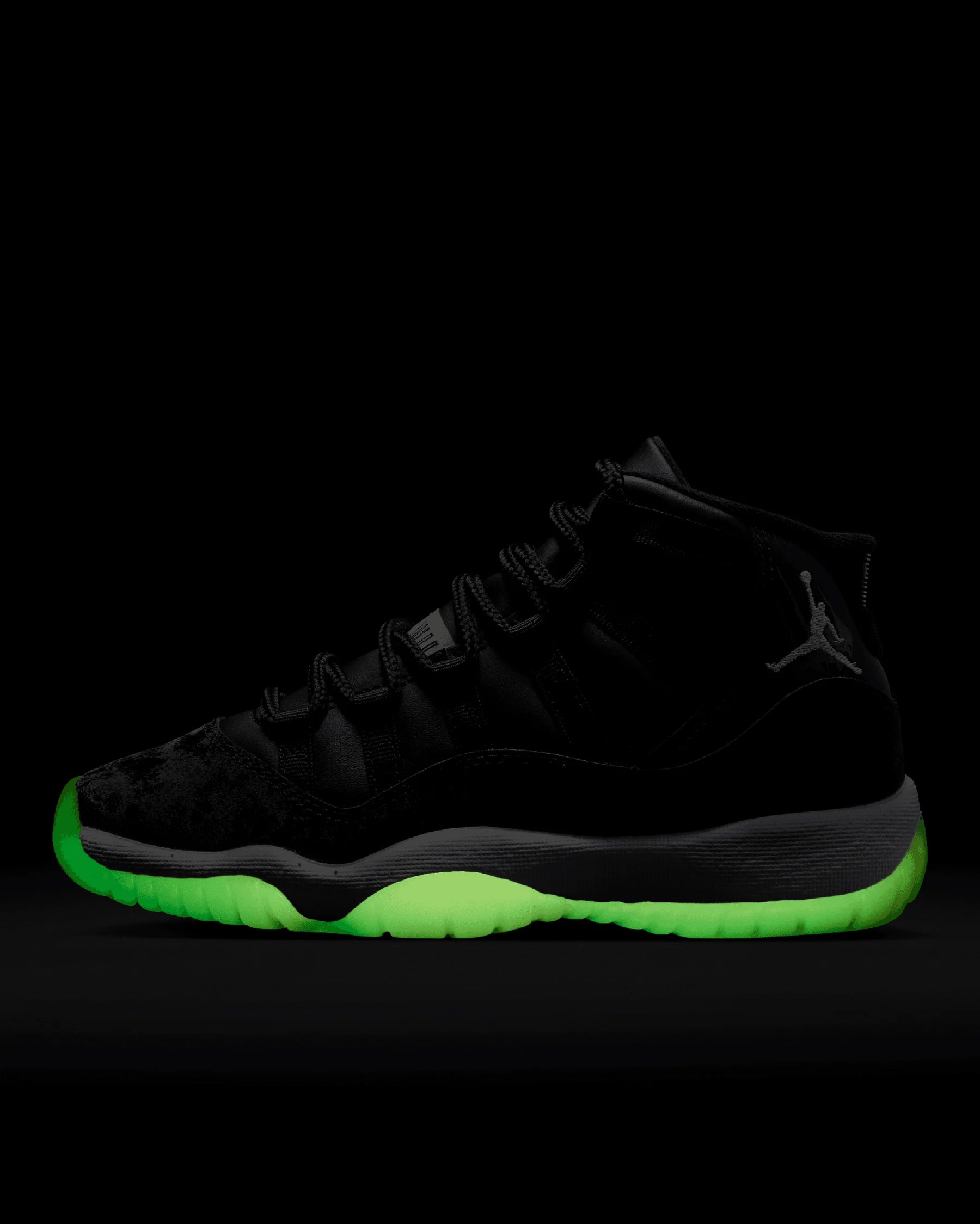 Jordan 11 Retro Black Barely Volt (GS)