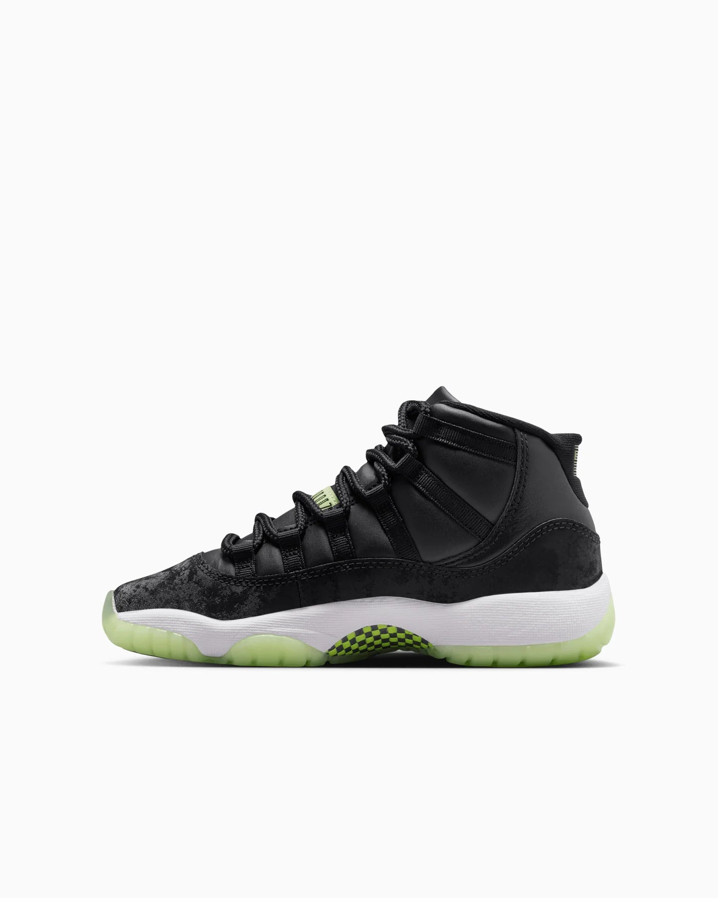 Jordan 11 Retro Black Barely Volt (GS)