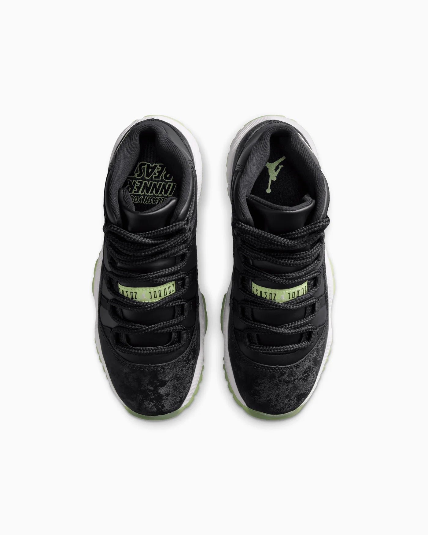Jordan 11 Retro Black Barely Volt (GS)