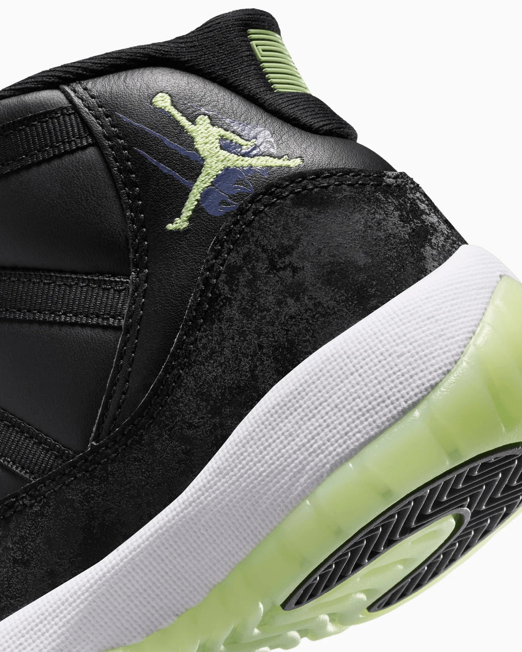 Jordan 11 Retro Black Barely Volt (GS)