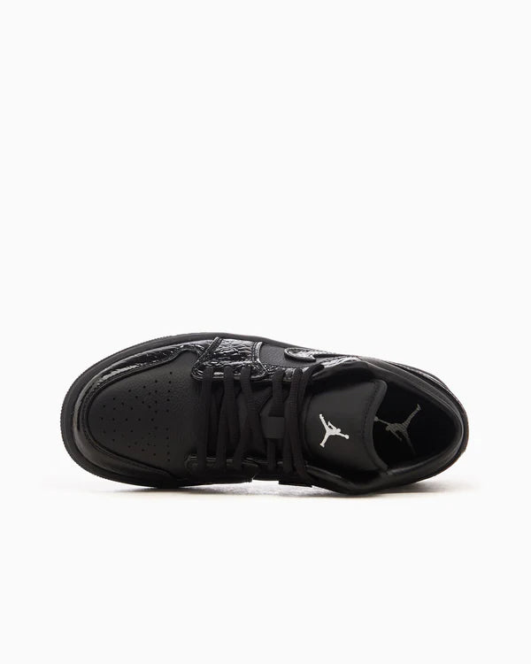 Jordan 1 Low SE Patent Elephant Black (Women's)