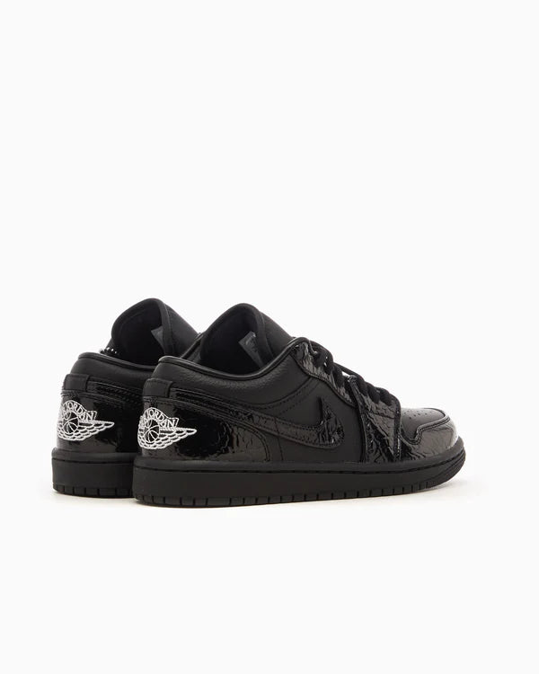 Jordan 1 Low SE Patent Elephant Black (Women's)