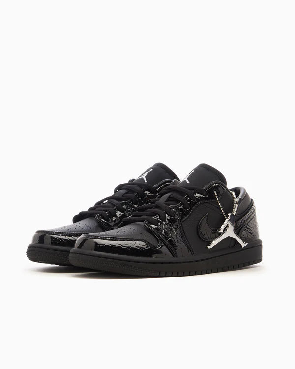 Jordan 1 Low SE Patent Elephant Black (Women's)