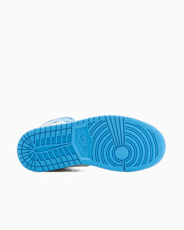 Jordan 1 Mid Dark Powder Blue White Sail Neutral Grey (Women's)