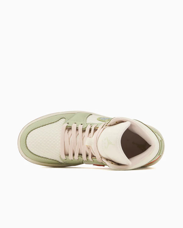 Jordan 1 Mid SE Olive Aura (Women's)