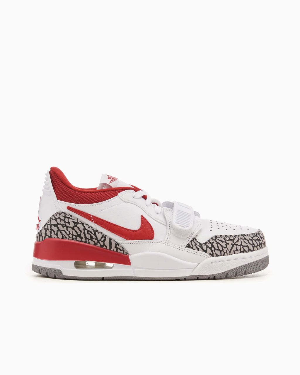 Jordan Legacy 312 Low White Cement Gym Red