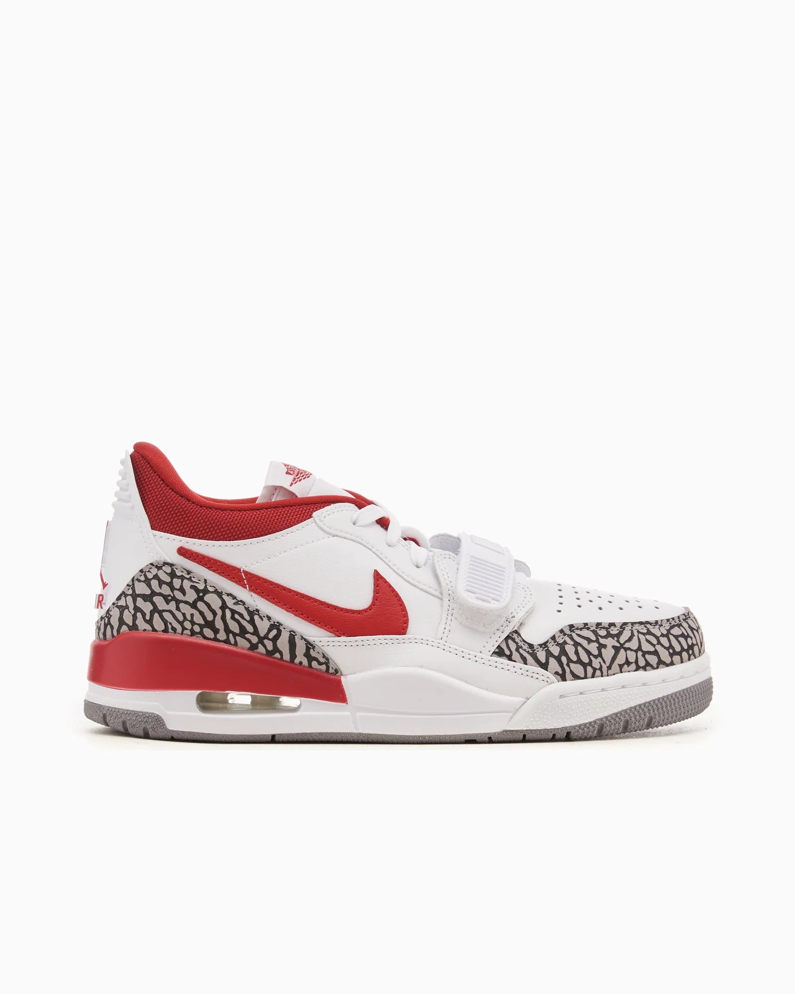Jordan Legacy 312 Low White Cement Gym Red