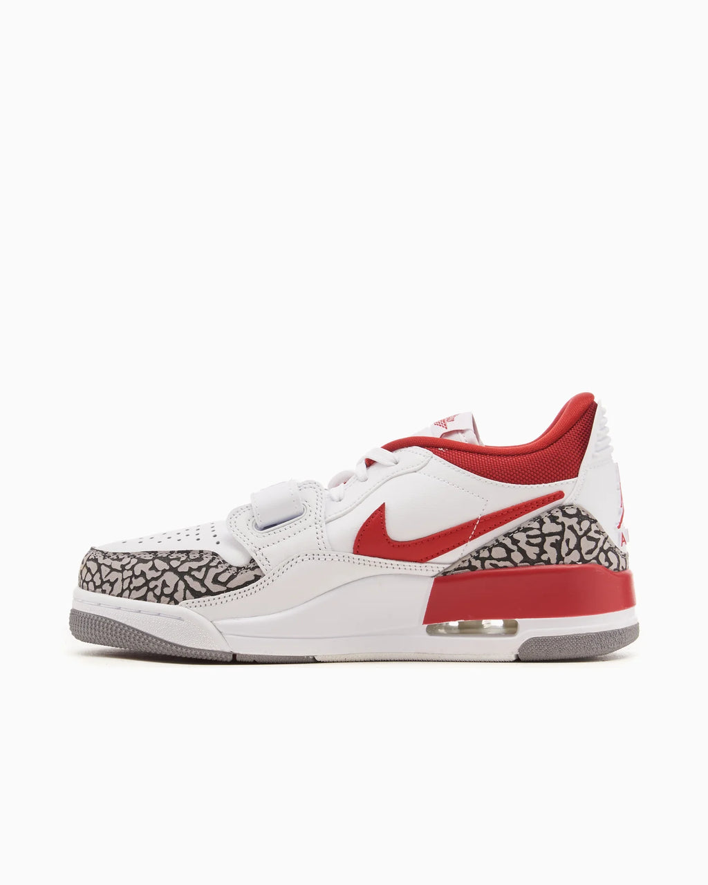 Jordan Legacy 312 Low White Cement Gym Red