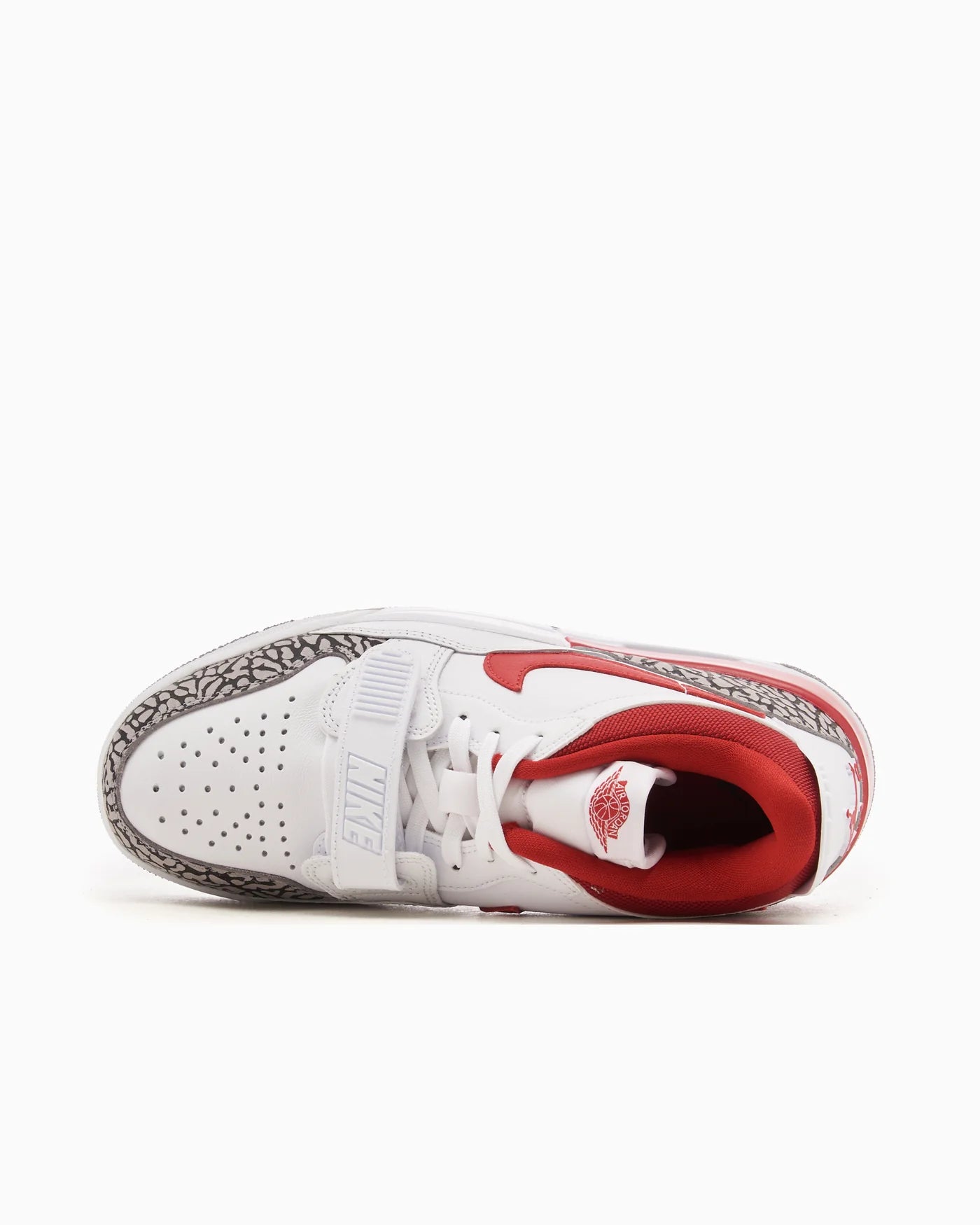 Jordan Legacy 312 Low White Cement Gym Red