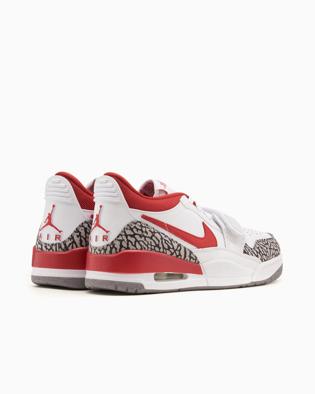 Jordan Legacy 312 Low White Cement Gym Red