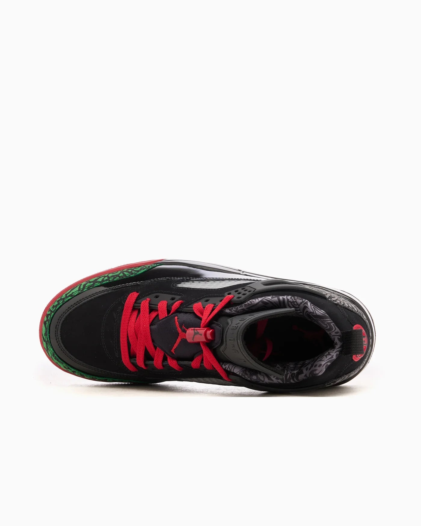Jordan Spizike Low Black Classic Green White Varsity Red