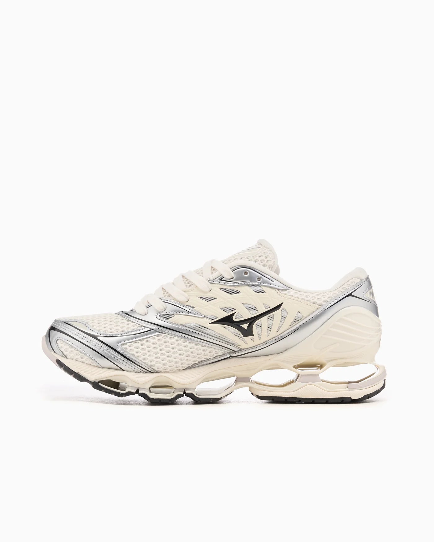 Mizuno Wave Prophecy LS Pristine Black Silver