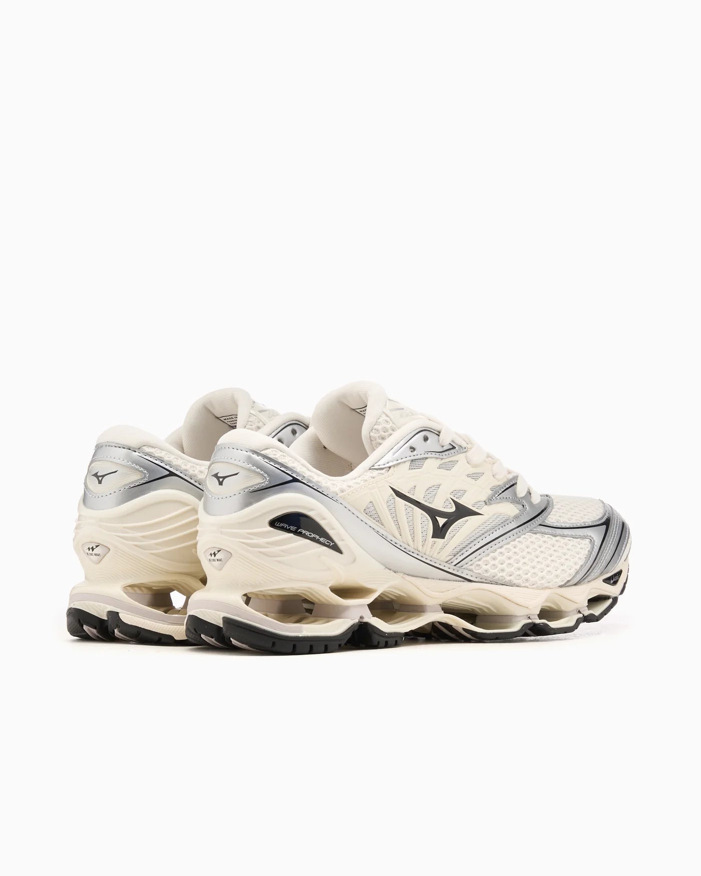 Mizuno Wave Prophecy LS Pristine Black Silver