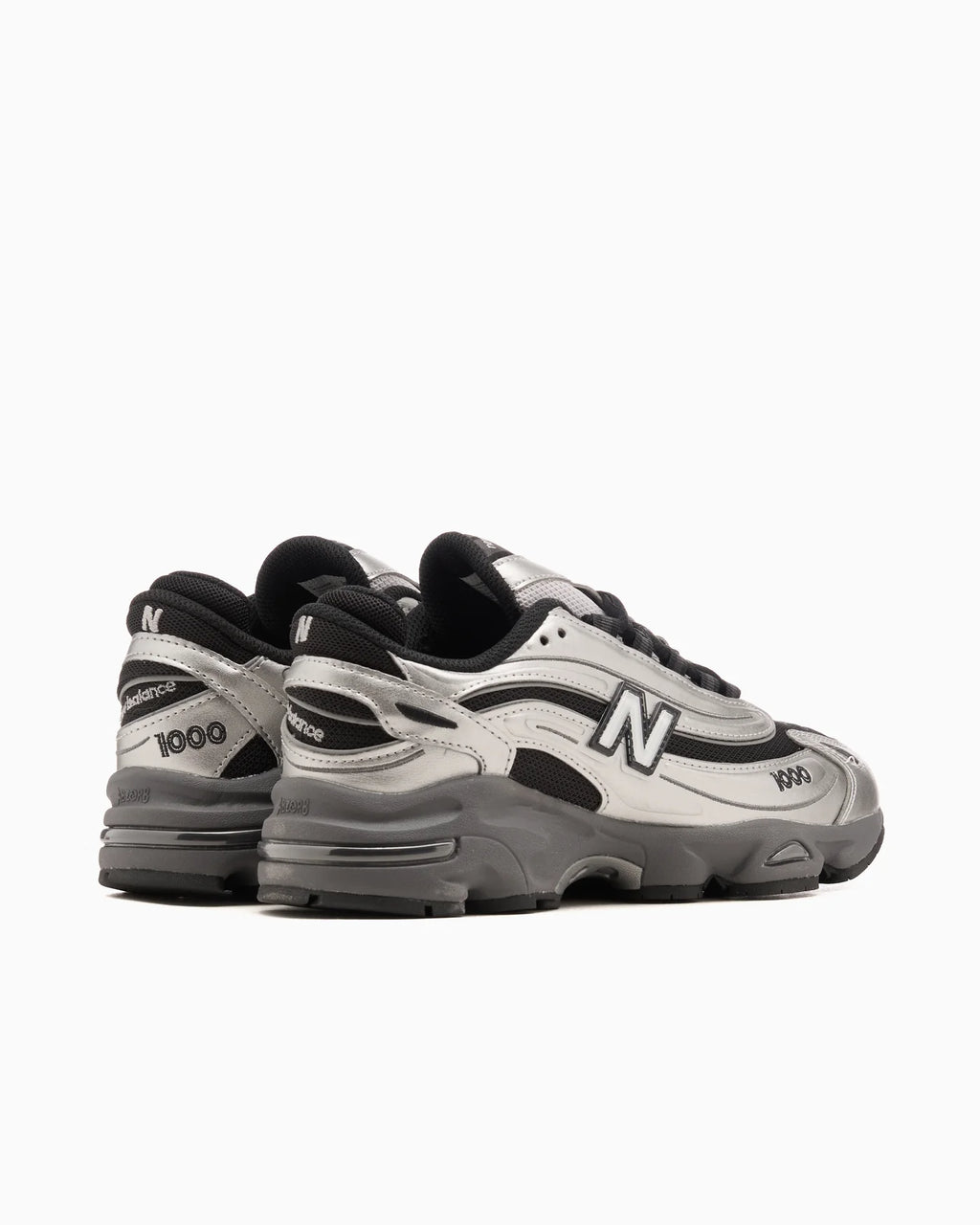 New Balance 1000 Black Silver Metallic