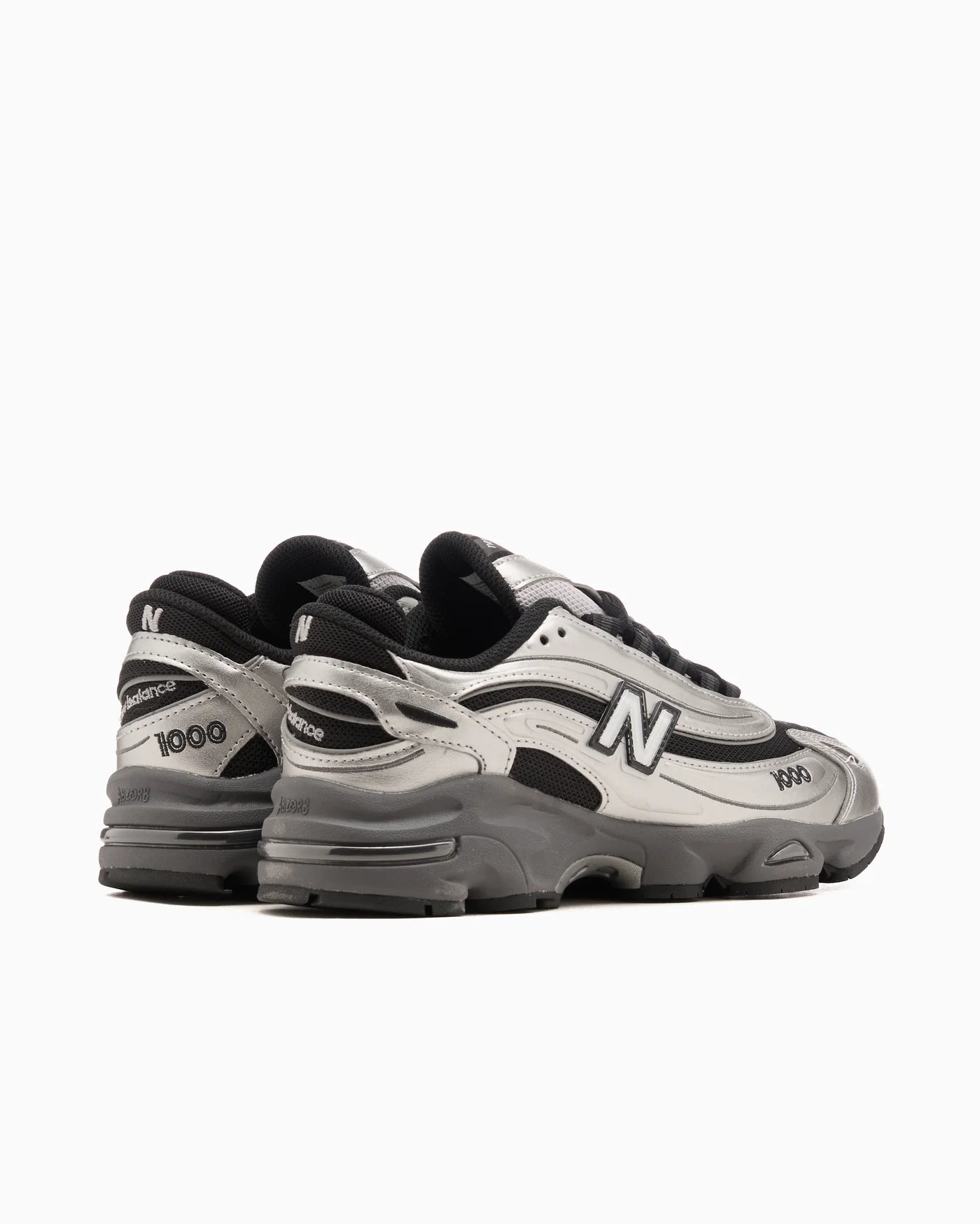 New Balance 1000 Black Silver Metallic
