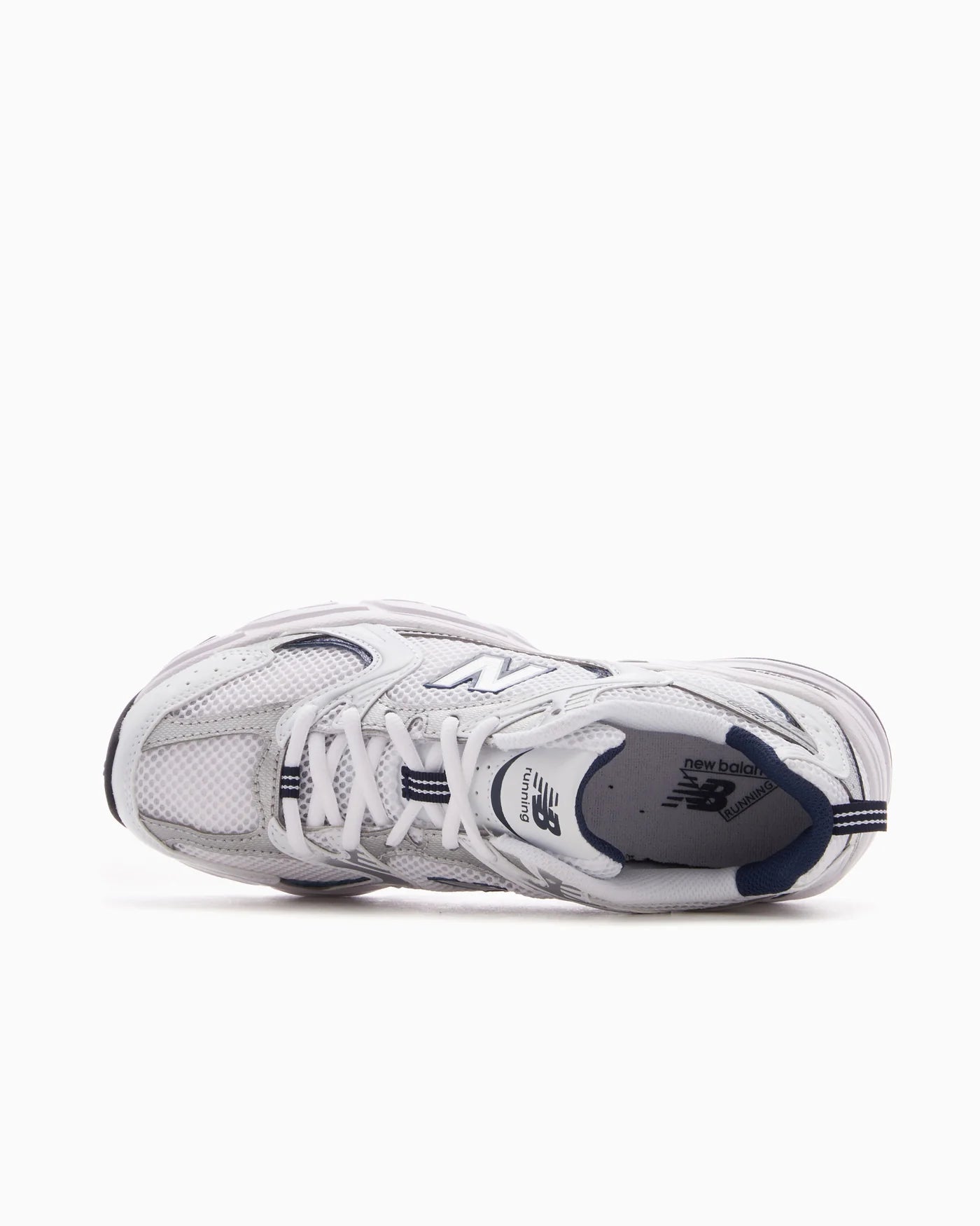 New Balance 530 White Silver Navy