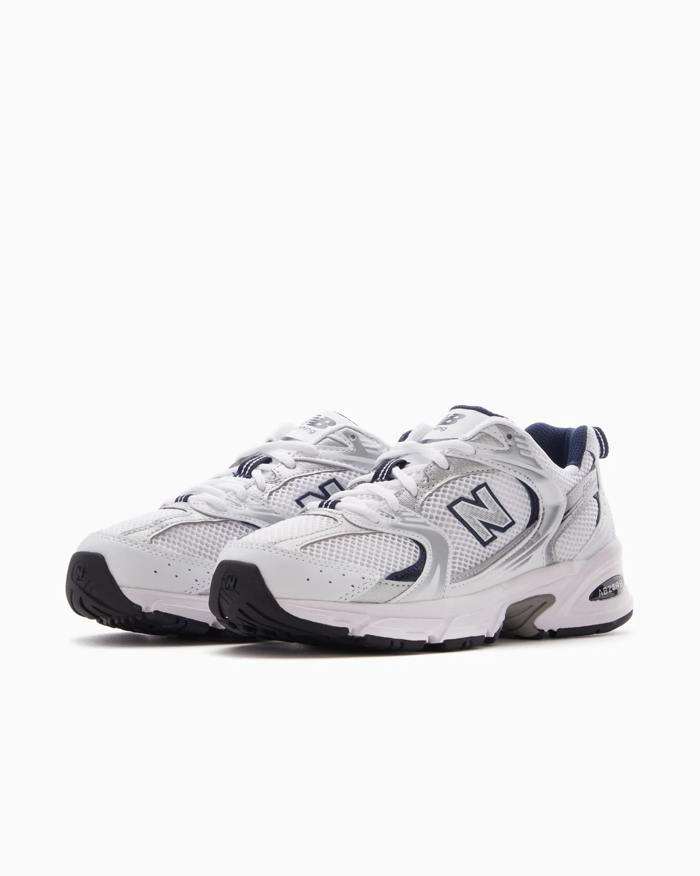 New Balance 530 White Silver Navy