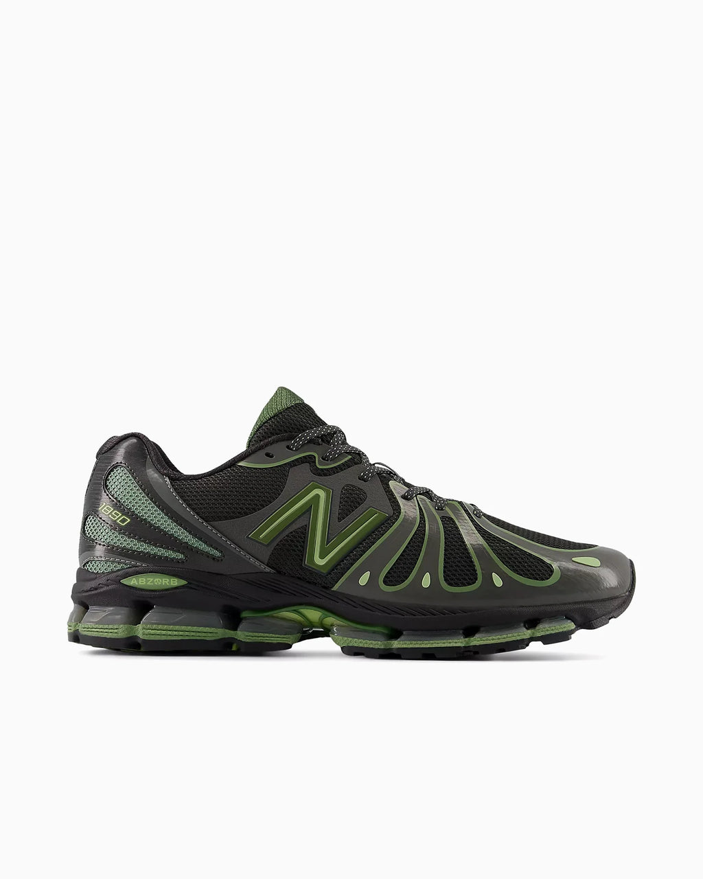 New Balance 1890 Faded Black Utility Green