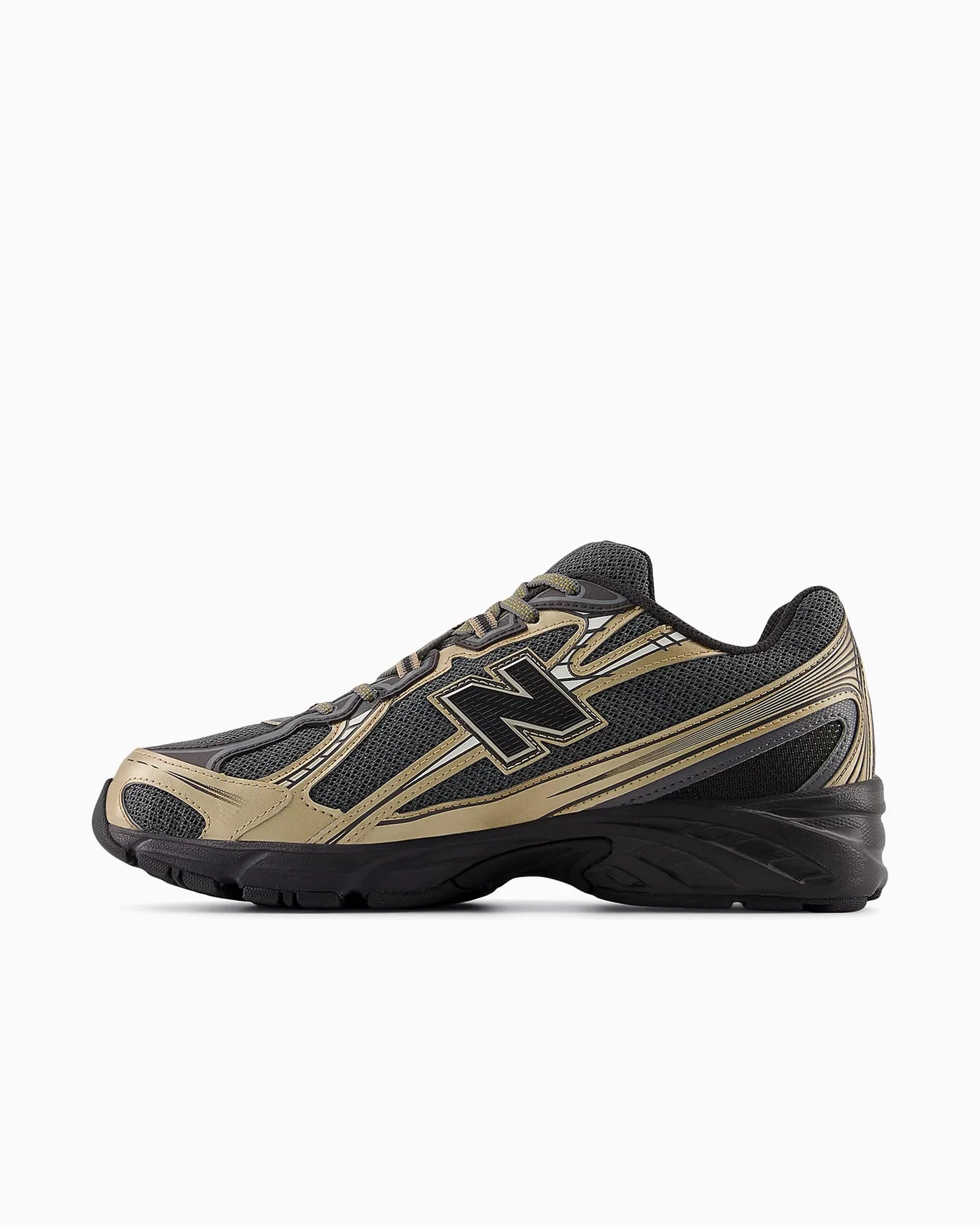 New Balance 740v2 Nero Castlerock Oro Metallico