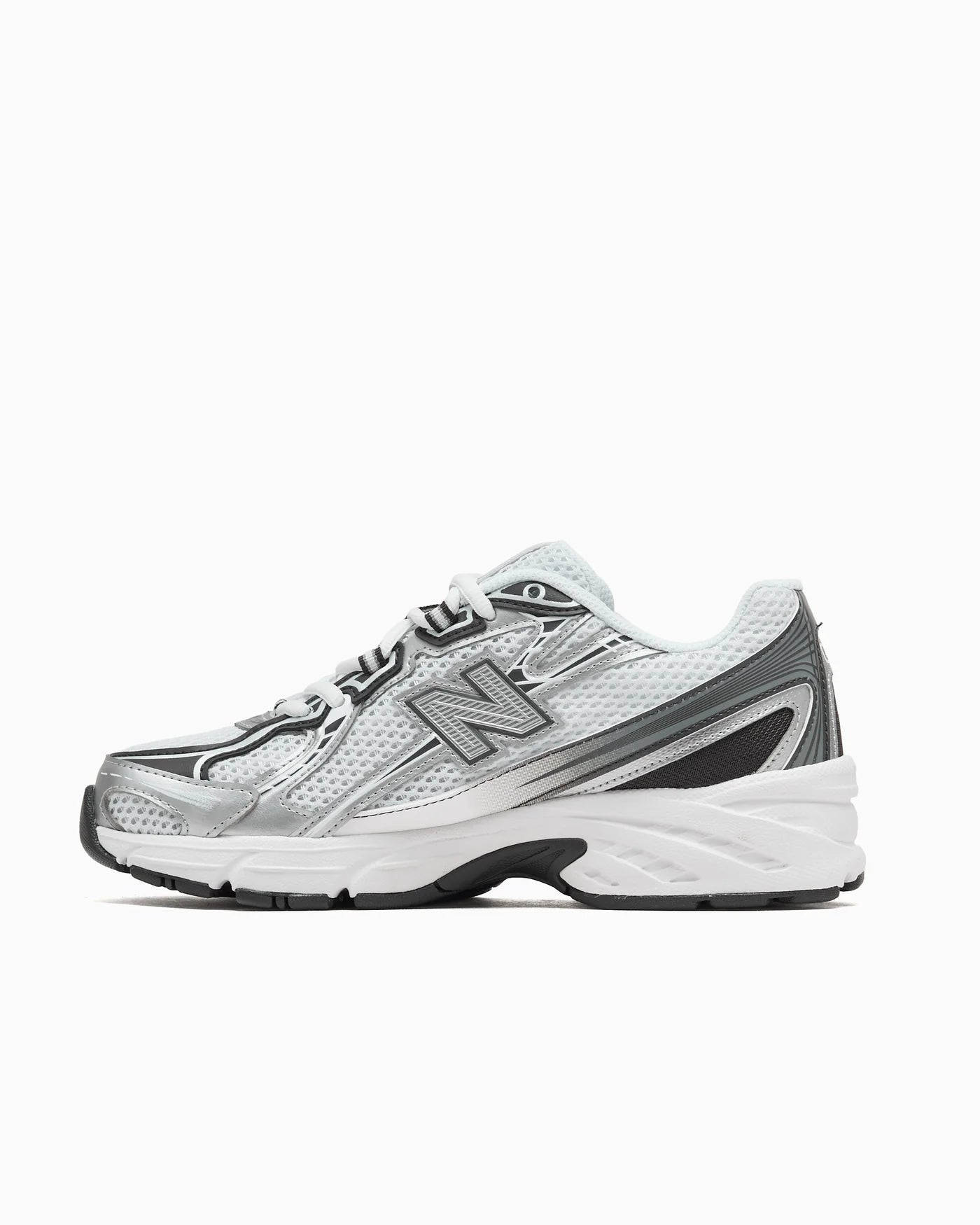 New Balance 740 White Metallic Silver Black