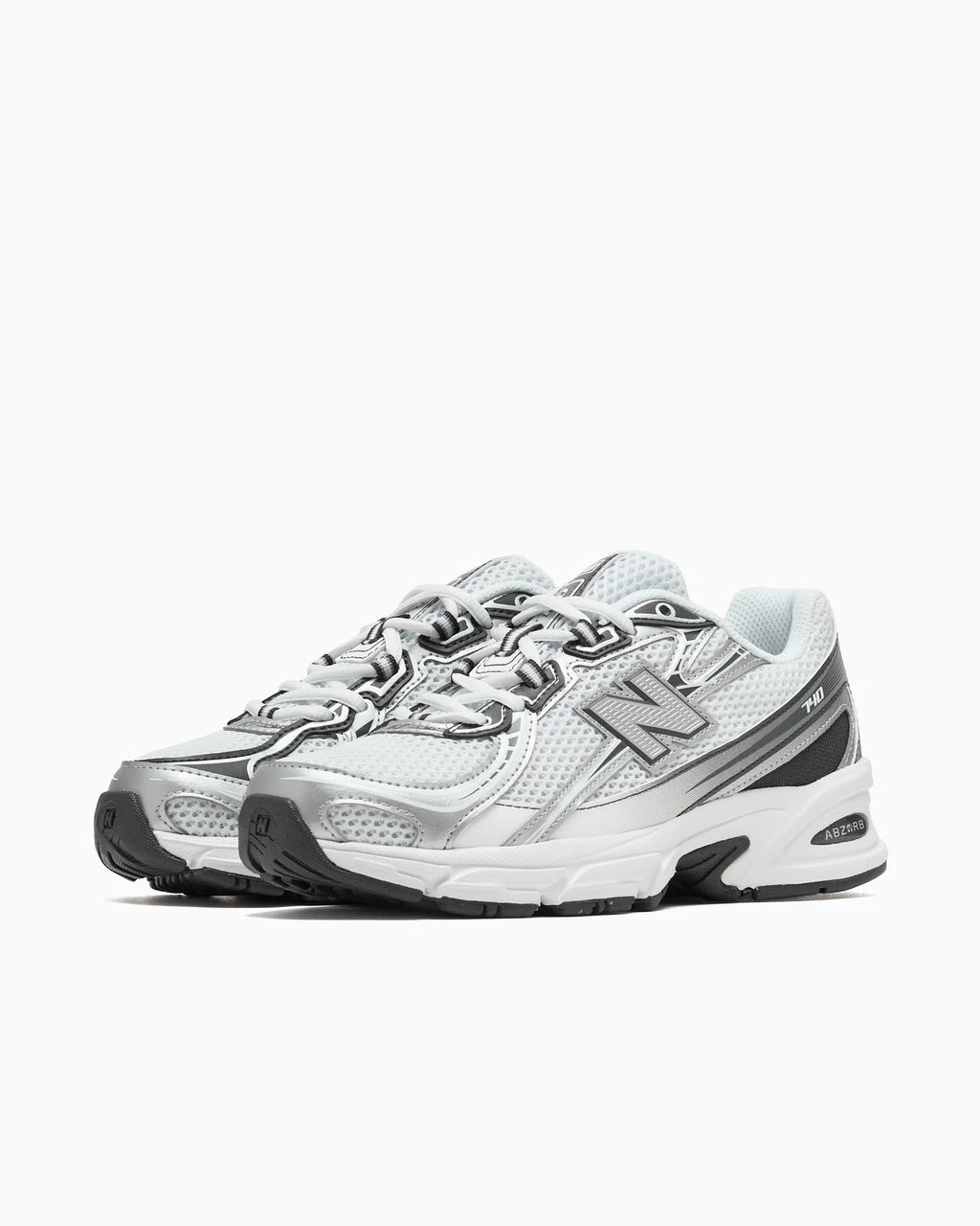 New Balance 740 White Metallic Silver Black