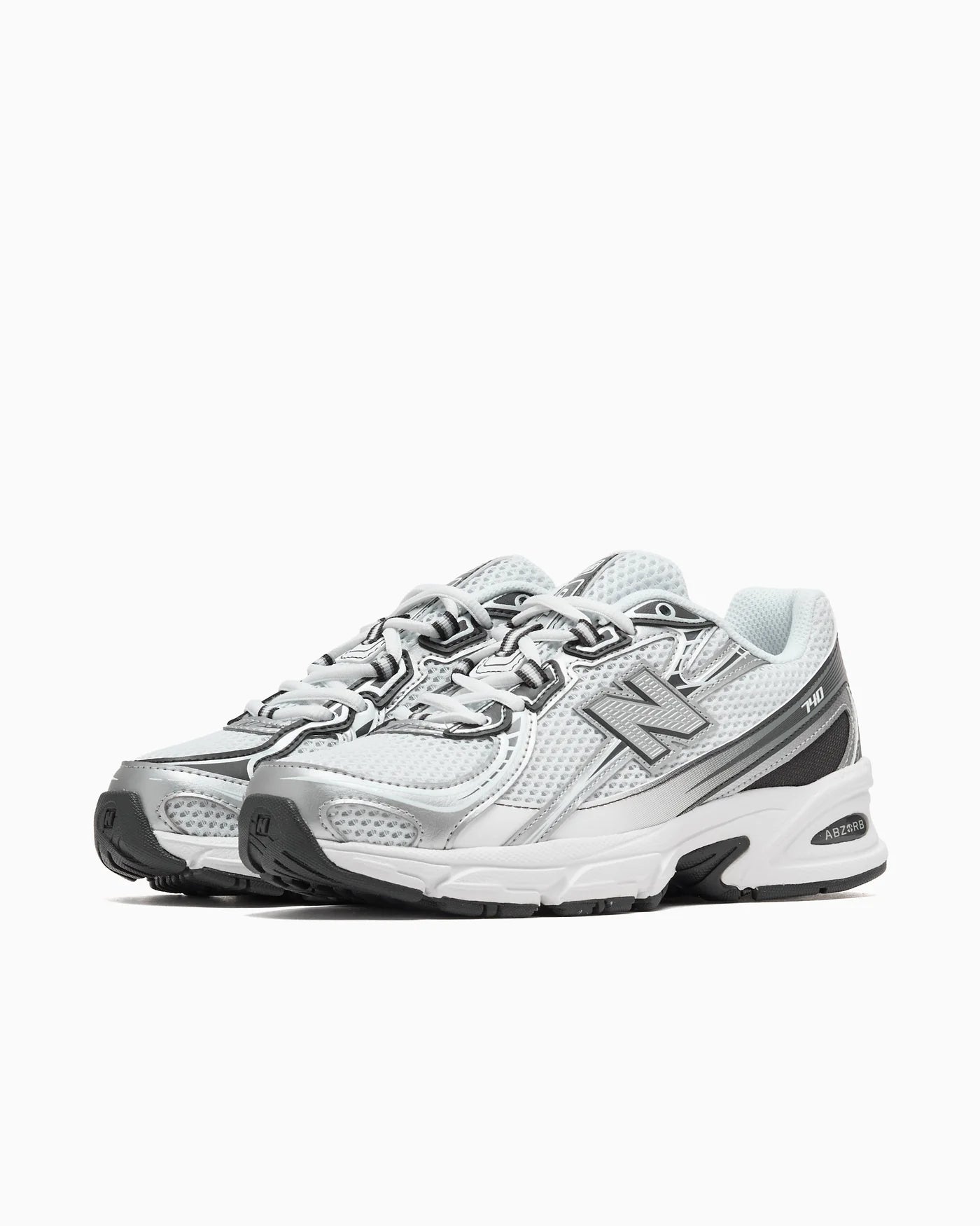 New Balance 740 White Metallic Silver Black