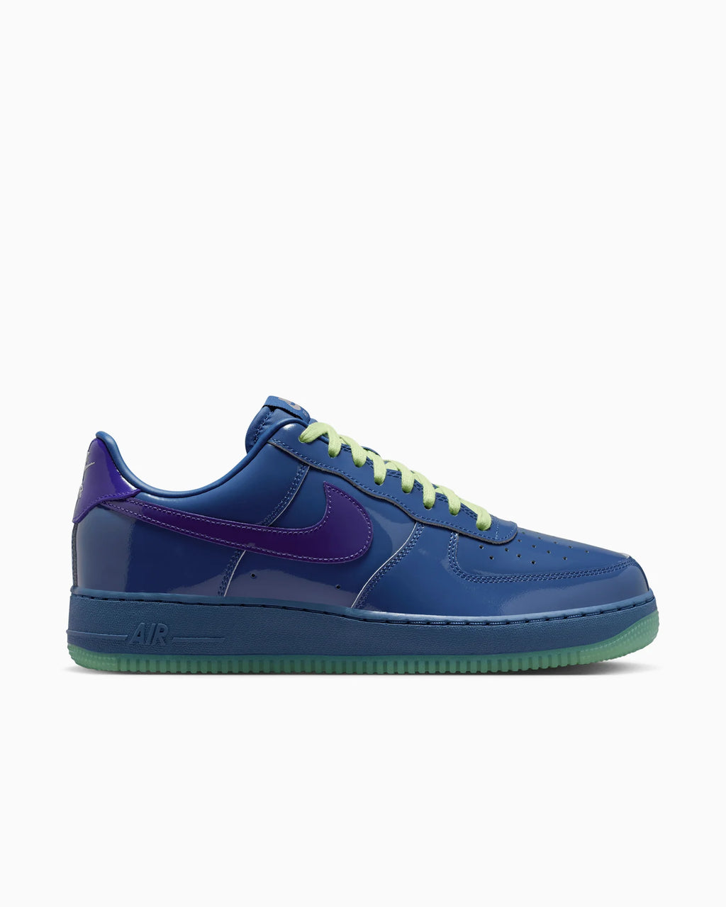 Nike Air Force 1 Low Patent Leather Mystic Navy Grape Ice