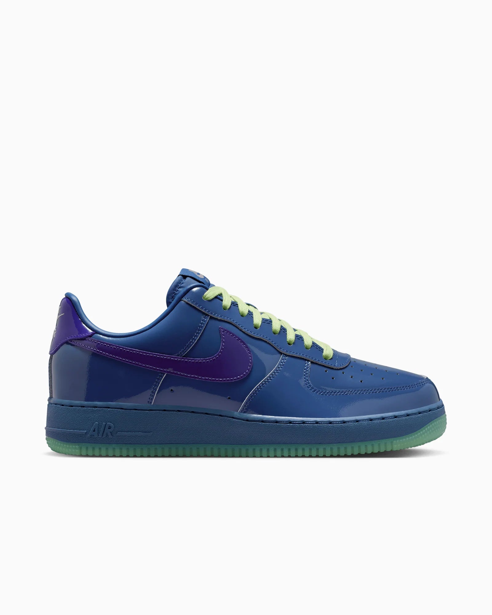 Nike Air Force 1 Low Patent Leather Mystic Navy Grape Ice