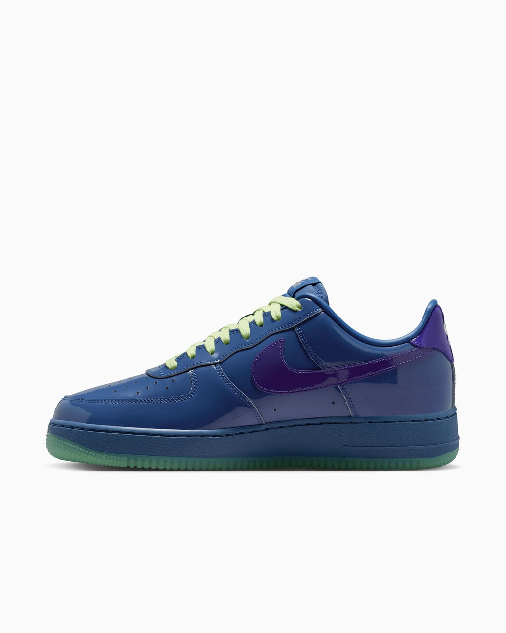 Nike Air Force 1 Low Patent Leather Mystic Navy Grape Ice