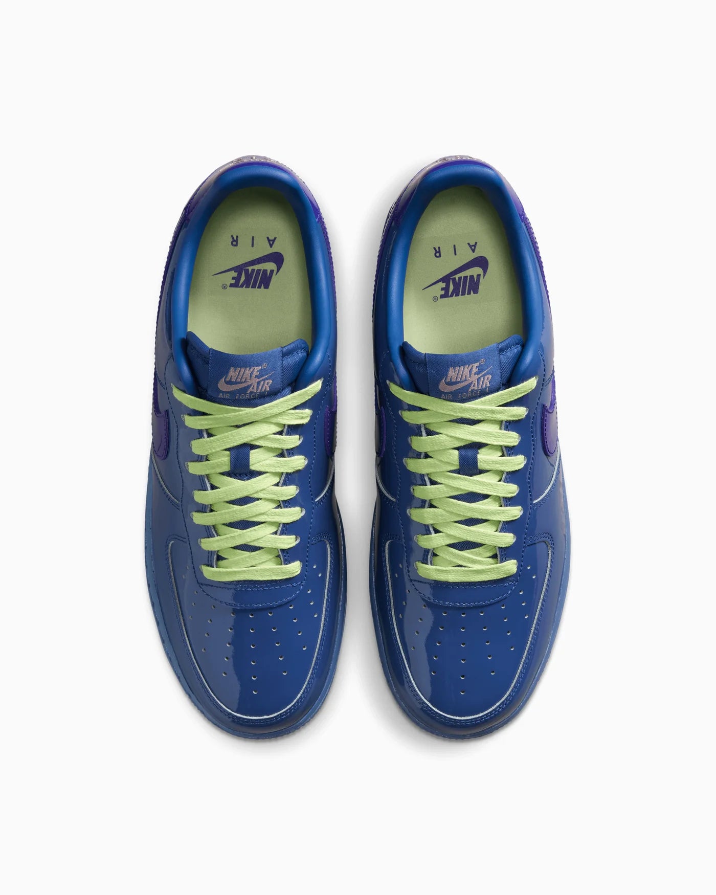 Nike Air Force 1 Low Patent Leather Mystic Navy Grape Ice