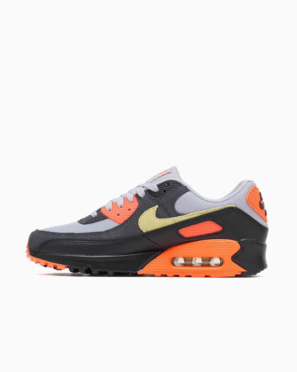 Nike Air Max 90 Light Smoke Grey Hyper Crimson Limelight