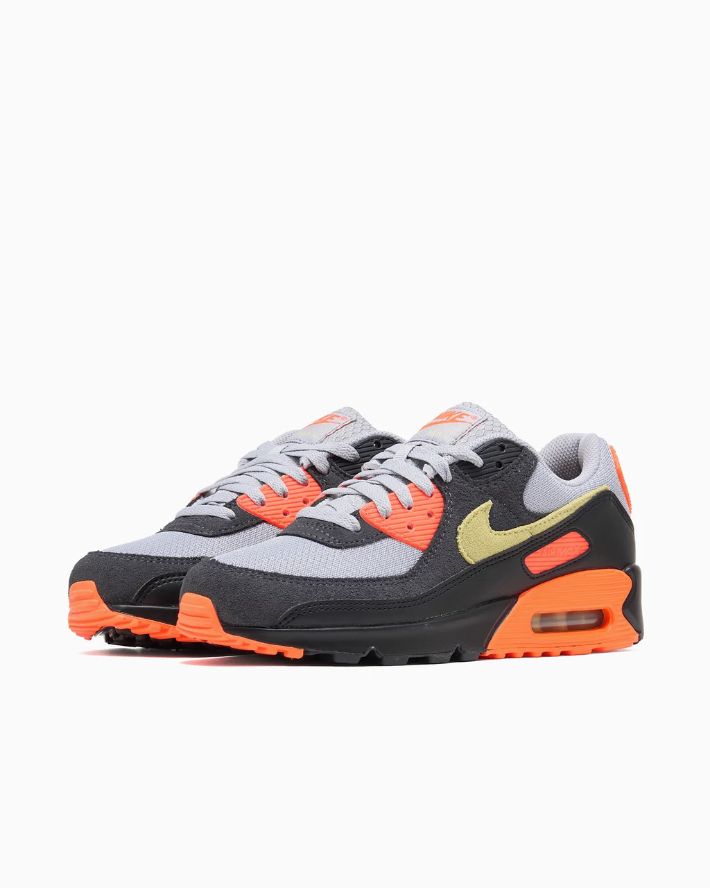 Nike Air Max 90 Light Smoke Grey Hyper Crimson Limelight