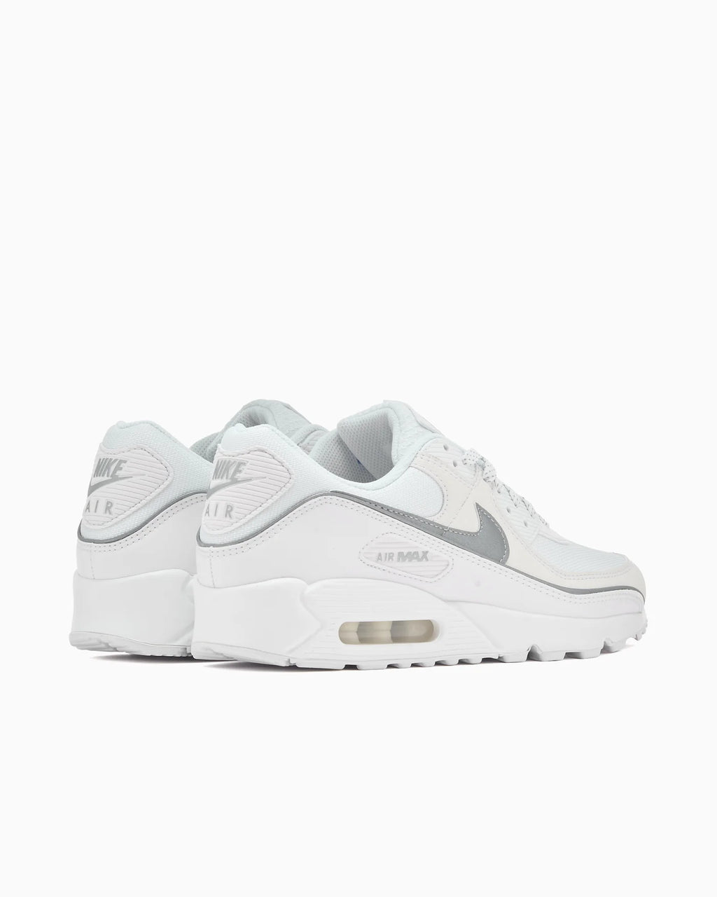 Nike Air Max 90 Premium White Metallic Silver Reflective