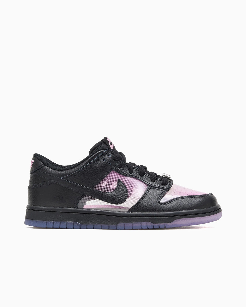 Nike Dunk Low Retro Transparente Negro Rosa Elevado